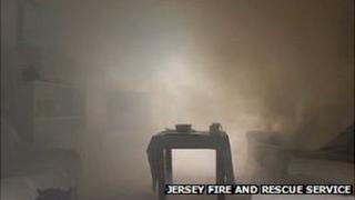 A smoke filled room