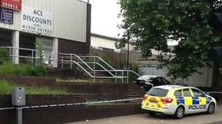 Police at Normanton Road