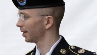 Bradley Manning in Fort Meade, Maryland 30 July 2013