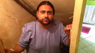 Sundeep Patel from Leicester regularly gets raw sewage flooding his house