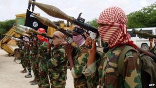 Al-Shabab fighters (file photo)