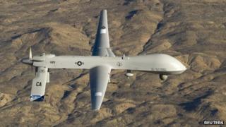 US Air Force MQ-1 Predator drone (file picture)