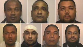 (Top from left) Lutfur Rahman, Ataur Talukdar, Haroon Miah (Bottom from left) Mohammed Motiur Rahman, Mohammed Habibur Rahman, Juber Ahmed, Wahidur Rahman