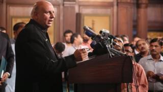 Mohammad Sarwar at swearing in ceremony