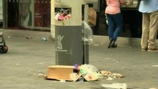 Bins in Liverpool