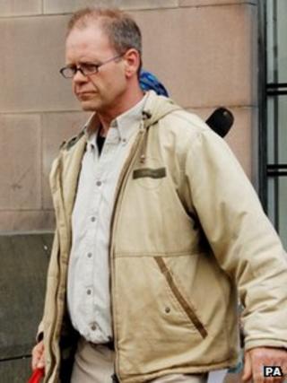 Kevin Wright leaving Nottingham Crown Court
