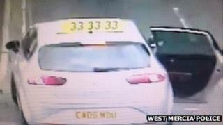 Getaway car used in Shifnal security van hold up