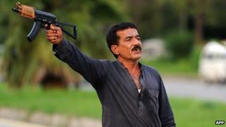 The gunman in Islamabad
