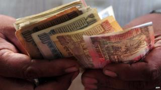 India rupee notes