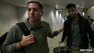Glenn Greenwald (left) and his partner, David Miranda