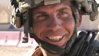 File photo from August 2011 of Staff Sgt Robert Bales training at Fort Irwin, California