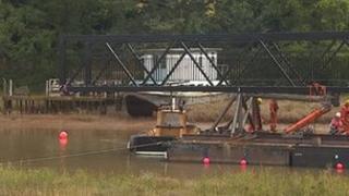 Exe Cycle trail bridge