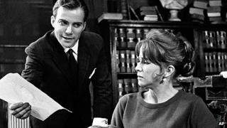 William Shatner and Julie Harris in 1962