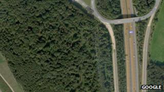 Site of the proposed service station