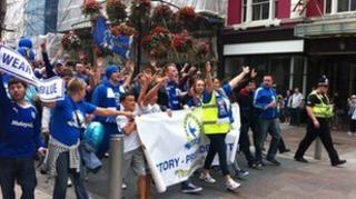 Walk in Cardiff city centre
