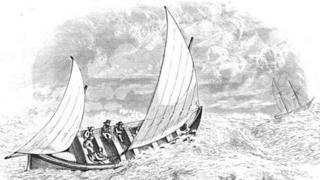 A lifeboat like the one the Rhyl crew sailed