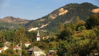 Rosia Montana village - file pic