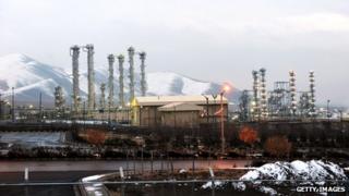A general view of Iran's water facility at Arak