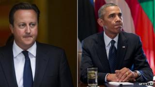 david cameron and barack obama