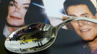 Michael Jackson's bent spoon