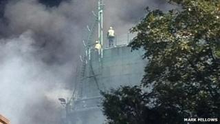 Fire in Gravesend