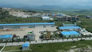 A general view of the Kaesong industrial complex in Kaesong, North Korea, 14 August 2013