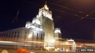 Russian foreign ministry building, Moscow - file pic