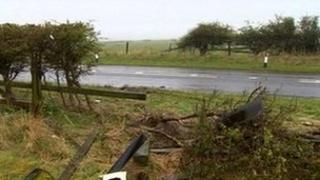 Crash scene