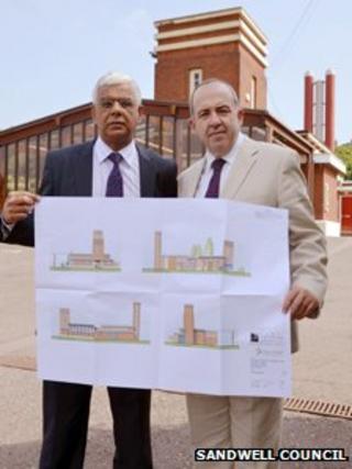 Councillors show plans for Rowley Regis crematorium