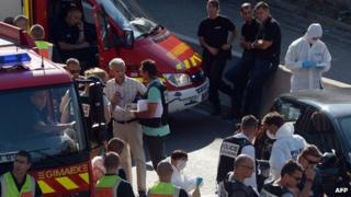 Scene of shooting in Marseille on 5 September 2013