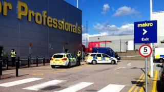 Makro crime scene