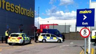 Makro crime scene