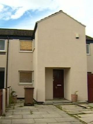 The house in Oak Grove, Patricroft, Eccles, where a fly spray can exploded in a teenage girl's face.