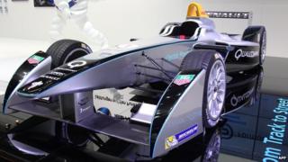 A Renault Spark SRT-01E FIA Formula E race car