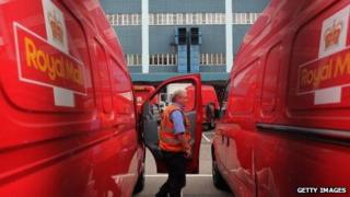 Royal Mail vans