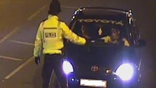 Police hit and run