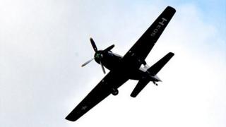 Skyraider at the Jersey International Air Display