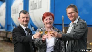 Tony Jarvis, Fiona Murdoch and Frank Roach