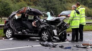 Car crashes into horses in Wickford, Essex