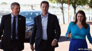 Willie Rennie, Nick Clegg, Jo Swinson