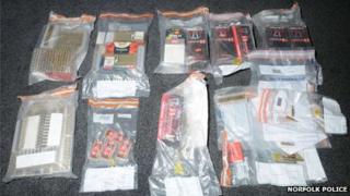 Seized ammunition