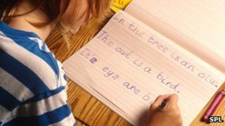A person with dyslexia has difficulty "decoding" words