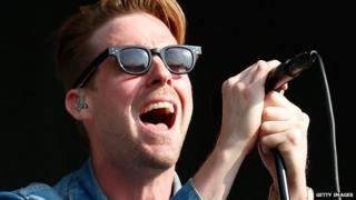 Ricky Wilson of the Kaiser Chiefs