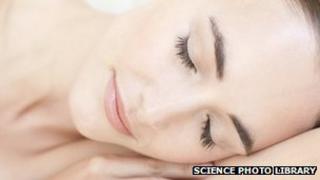 Woman asleep