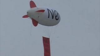 Frack Free Fernhurst barrage balloon