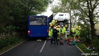 Crash scene