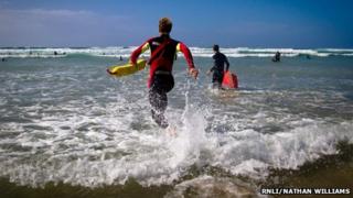 Lifeguard (Pic: RNLI/Nathan Williams)
