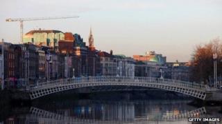 A view of Dublin