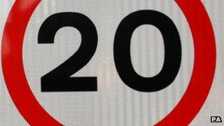 20mph signs