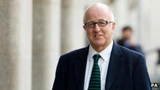 Denis MacShane outside the Crown Court on Friday